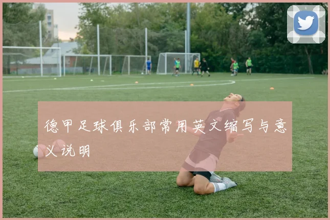 德甲足球俱乐部常用英文缩写与意义说明